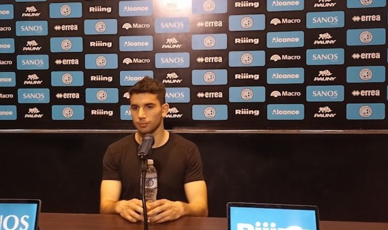 Pastrán fue presentado en Belgrano: «Me motiva mucho jugar acá, sé lo que es el club»