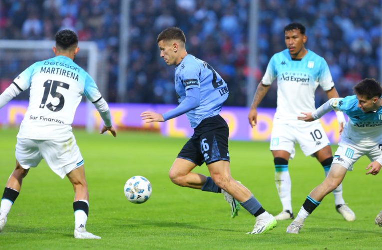 Belgrano igualó 4-4 ante Racing, con hat-trick de Jara