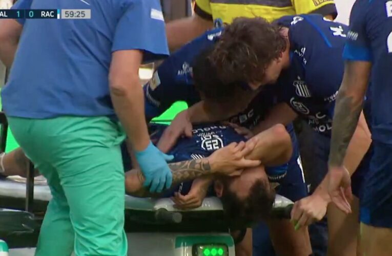 Matías Catalán se rompió los ligamentos cruzados